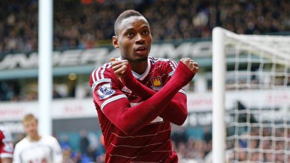 davidgold's tweet photo. Diafra Sakho and Winston Reid both featured in a behind-closed-doors 3-2 victory over Tottenham yesterday. dg https://t.co/15boL5gPso