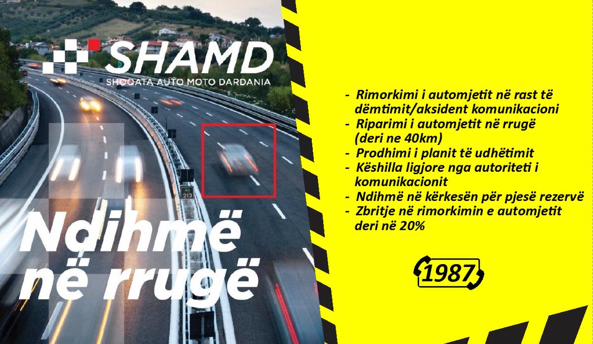 FIARegionI's tweet photo. #SHAMD Kosovo announces free call road assistance number 1987 https://t.co/F2vt3czW69 https://t.co/OZud2qIXlY