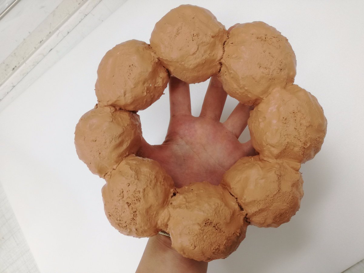 東急ハンズ渋谷店 در توییتر 大好きなドーナツをスクイーズで手作り大作戦 2回目です 白いジョイントコークと濃いベージュのアクリル絵の具を混ぜた物をスポンジに３回塗りました 同僚に見せたところ 肉団子 触り心地は予想以上にもっちもちです 夏休み