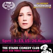 edinburghfest's tweet photo. #ad #Win 2tx for @VivGroskop's #Anchorwoman TONIGHT Stand 5, 5pm. ‘Brilliantly witty’ – Time Out | To enter RT by 1pm https://t.co/2FN0LxdeGo