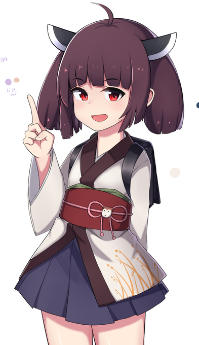 きりたんの動画みてたら自分も立ち絵描いてみたくなって描いてる途中絵 