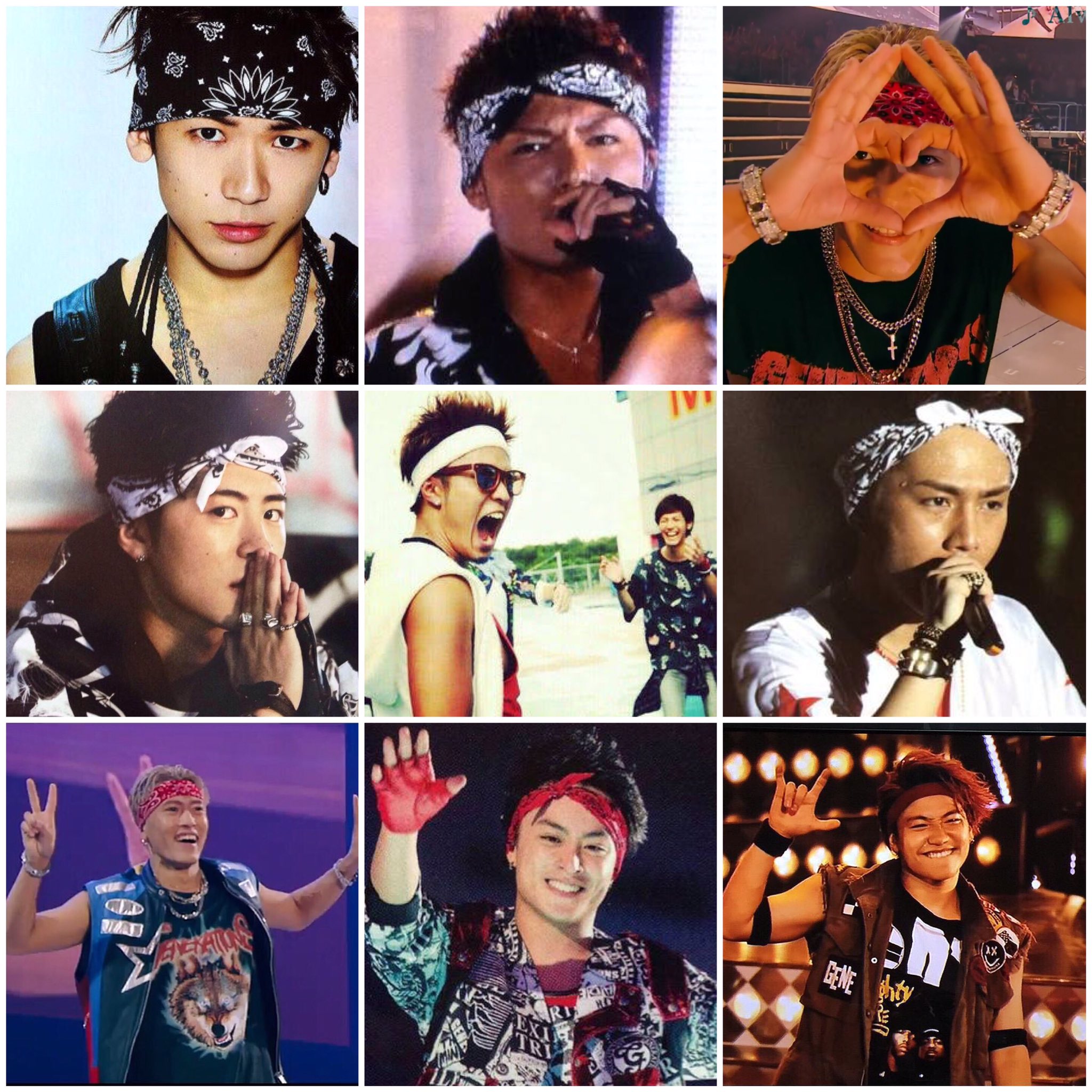 バンダナ男子 イケメン Exile Tribe Generations