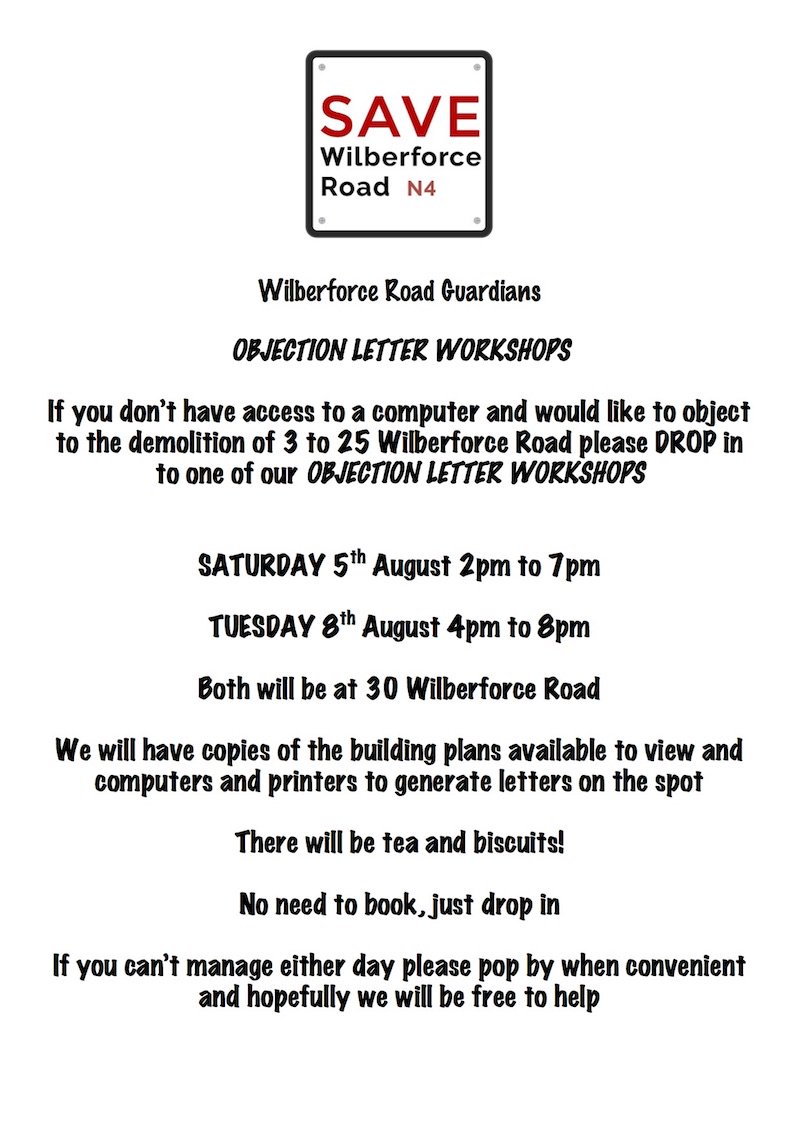 WilberforceRoad's tweet photo. Don't delay, get that objection letter off today! If not, come and see us on Tuesday and we can help you out https://t.co/FanOpcHVl0
