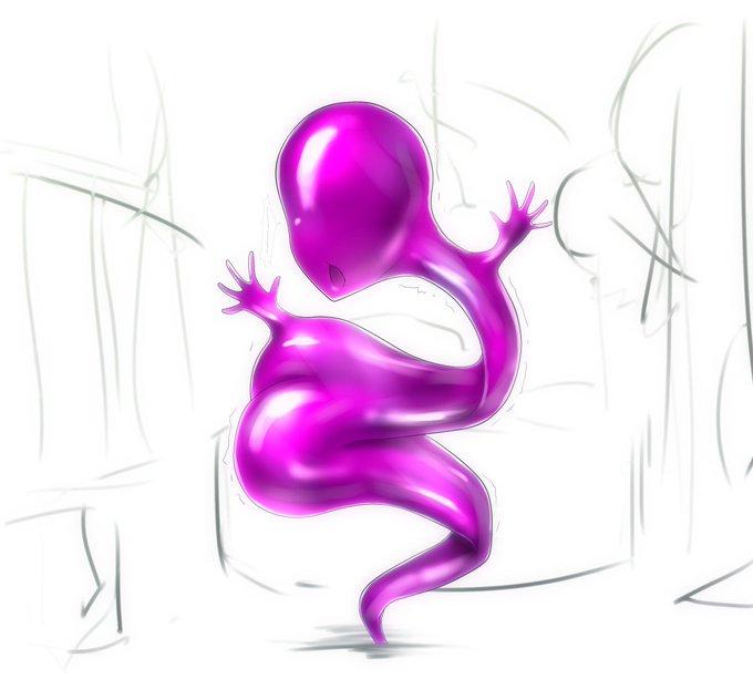 町の平和を守っていたヒロインが消息を絶って数日後、公園に突然設置された謎のオブジェ 