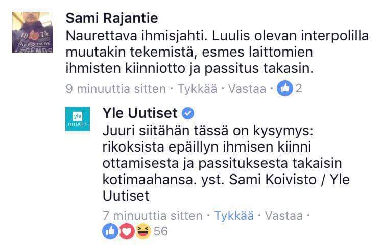 JazzMikko's tweet photo. Heh. #janitskin #mvlehti #yle #servaus https://t.co/q7q19keVeb