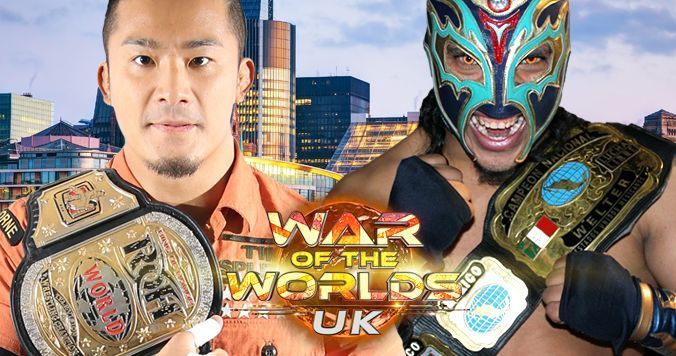 CMLL's Titan gets his shot at the ROH World TV Title when he takes on KUSHIDAat War of the Worlds UK: London! buff.ly/2fiFCLP