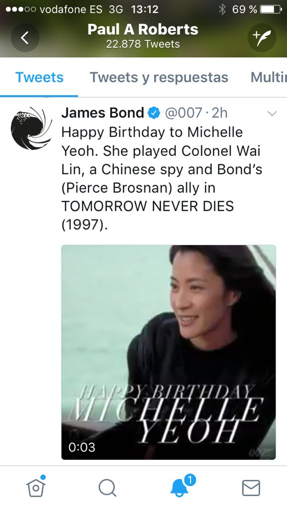  Happy Birthday to Michelle Yeoh    