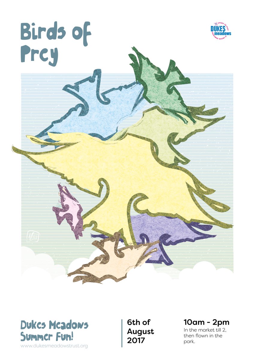 enseabe's tweet image. New four #poster commission for Dukes Meadows Trust #Summer #Fun events 2017. #GraphicDesign #illustration #Chiswick