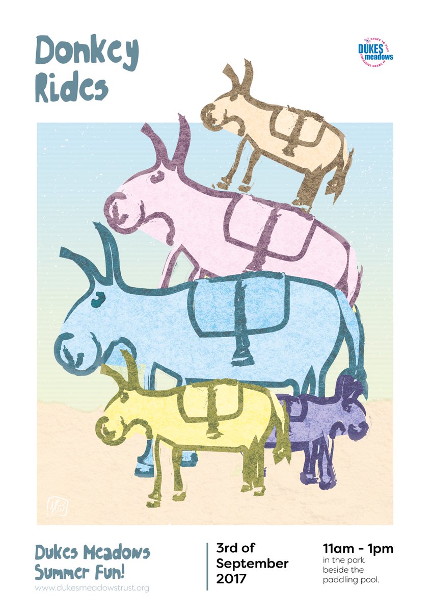 enseabe's tweet image. New four #poster commission for Dukes Meadows Trust #Summer #Fun events 2017. #GraphicDesign #illustration #Chiswick