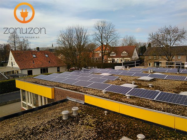ZONUZON's tweet photo. I.s.m. @OpgwktMaasWaal hebben we een zonnepanelensysteem gerealiseerd op het dak van basisschool De Laak te Wamel! @SolarEdgePV https://t.co/kf7CvVFMfJ