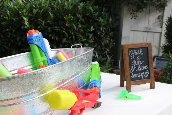 What better way to beat the Nashville heat than a water gun fight ! #SundayFunday