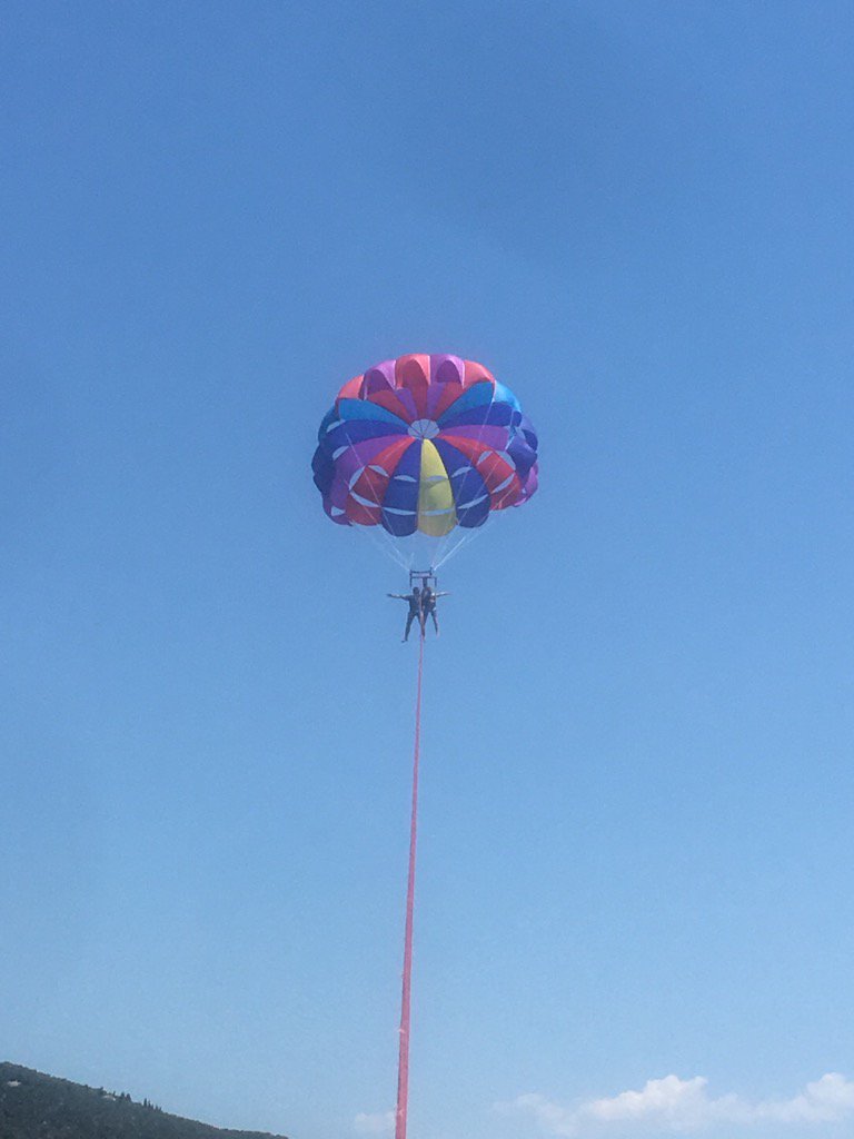 #parasailing #corfu #beautifulsky
