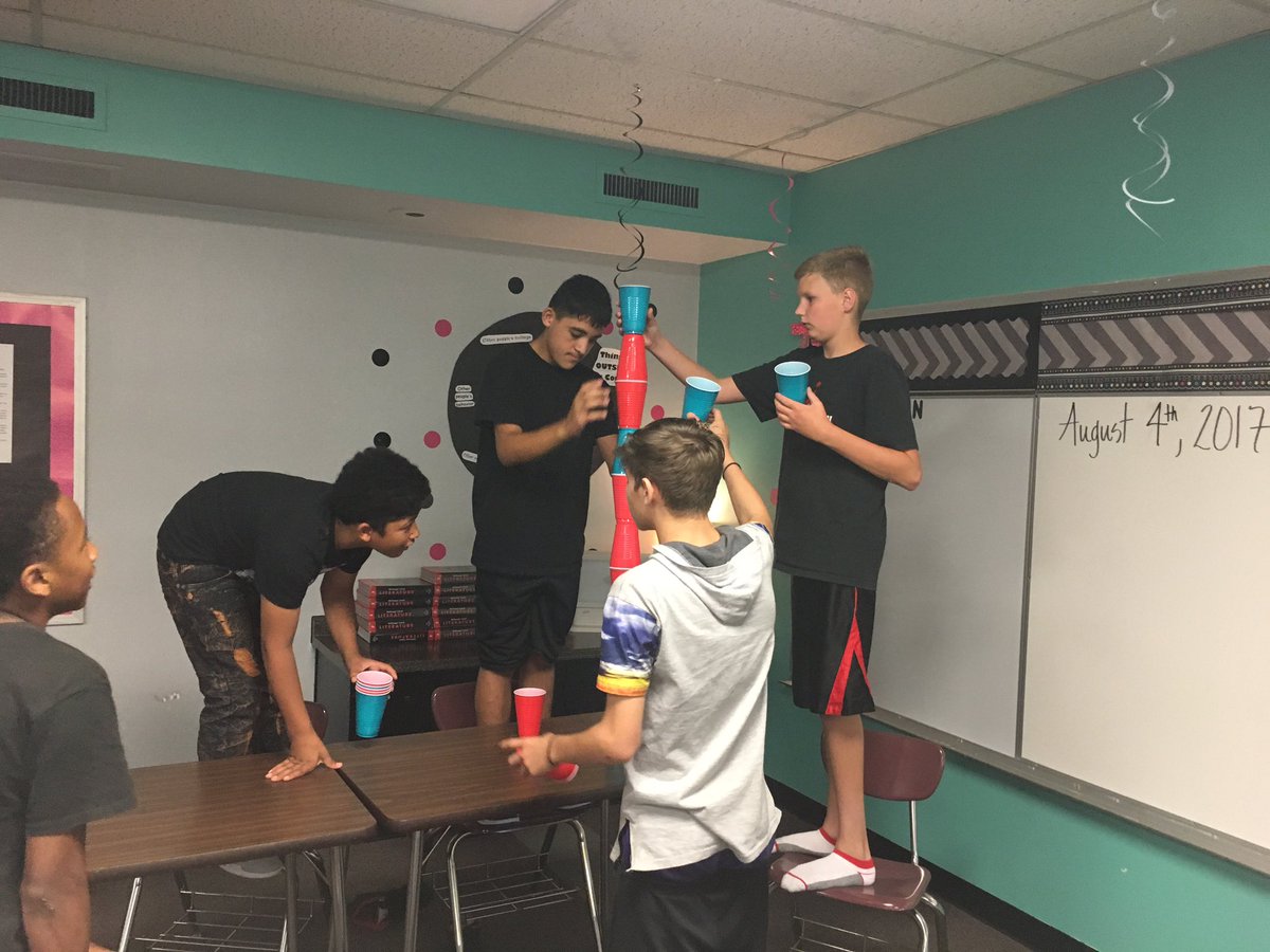 AtownCOMPASS's tweet photo. Team building at COMPASS! Who can build the tallest tower? #ACSMovingForward #atowncompass https://t.co/3YAkUog0eD