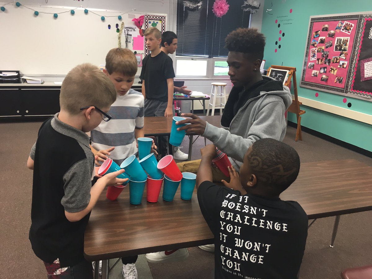 AtownCOMPASS's tweet photo. Team building at COMPASS! Who can build the tallest tower? #ACSMovingForward #atowncompass https://t.co/3YAkUog0eD