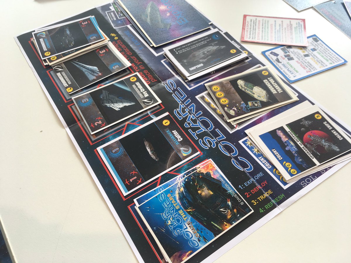 stuffByBez's tweet photo. A few fans of Star Colonies #prototype by @ldaviesdesign at #daytest 

#playtest @playtestuk https://t.co/cnjbolnLc7