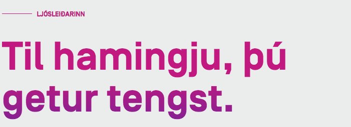 Loksins alvöru nettenging í kortunum 😀 #blessAdsl #hallóHeimur