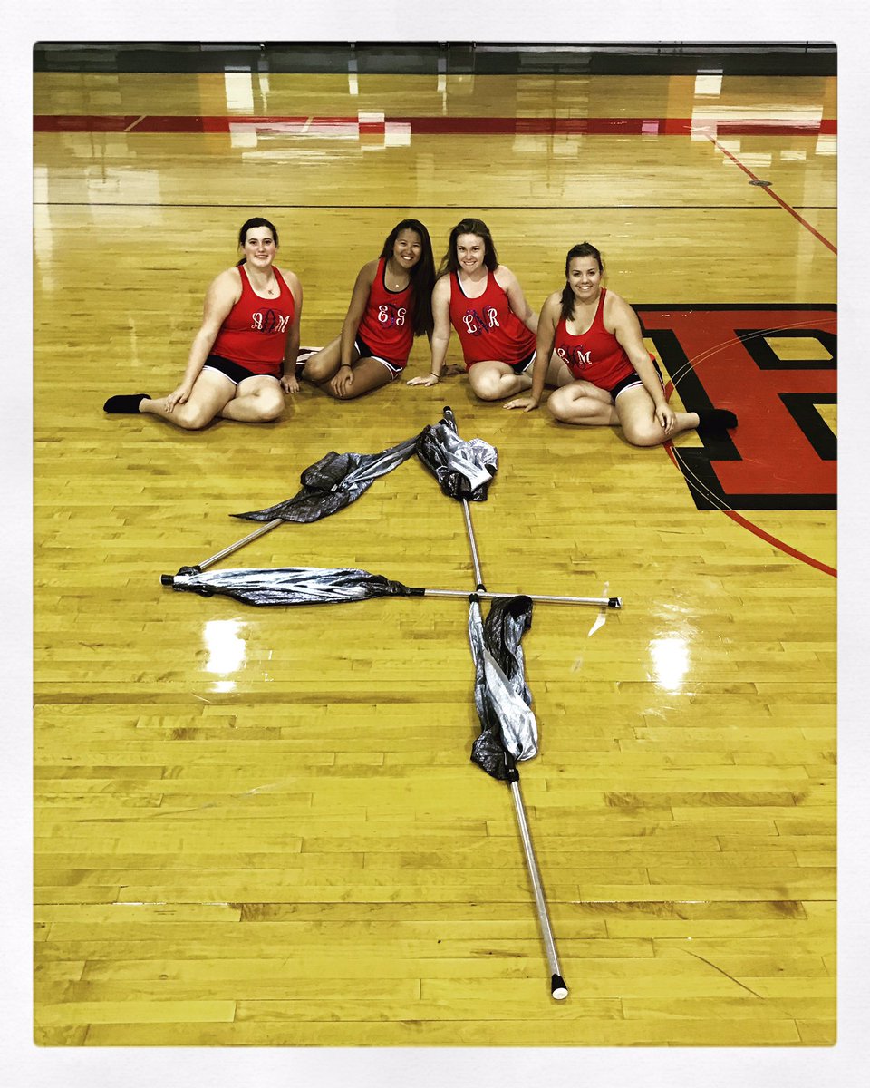 RA_Reserve's tweet photo. Color Guard gets creative and joins the #RebelCountdown! 4 DAYS LEFT UNTIL THE FIRST DAY OF SCHOOL! β³ππβοΈ https://t.co/ofmKjwhN4Z