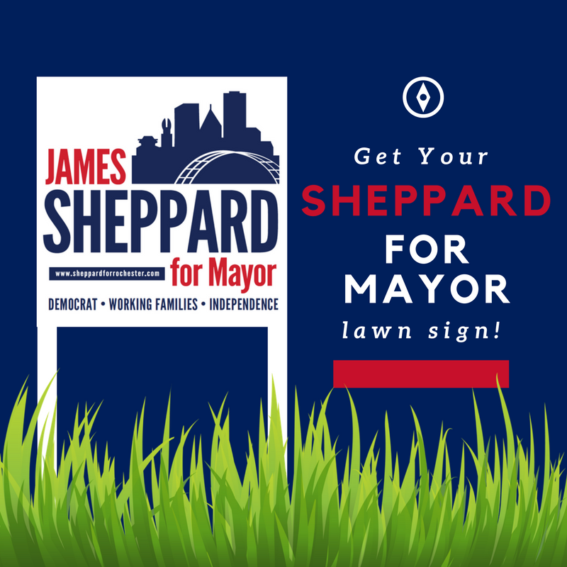jsheppard_m's tweet photo. #TeamShep it's about that time! Who needs a lawn sign but hasn't yet made a request? Request one here https://t.co/MaEkpufry6 ASAP!#UNITEROC https://t.co/FPOVSMZN22