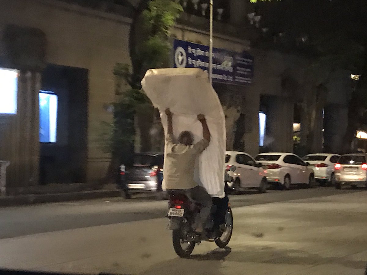 This Is What I  Call "Rushing To Bed" #Mumbai #MumbaiRains
