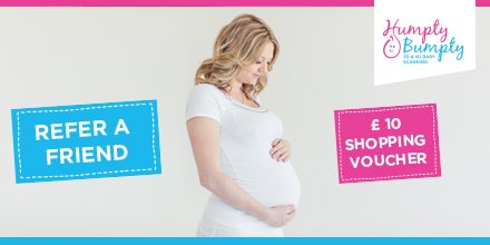 Refer a friend to Humpty and once they mention your name on arrival, we'll send you a £10 shopping voucher! humptybumpty.co.uk/bookings/