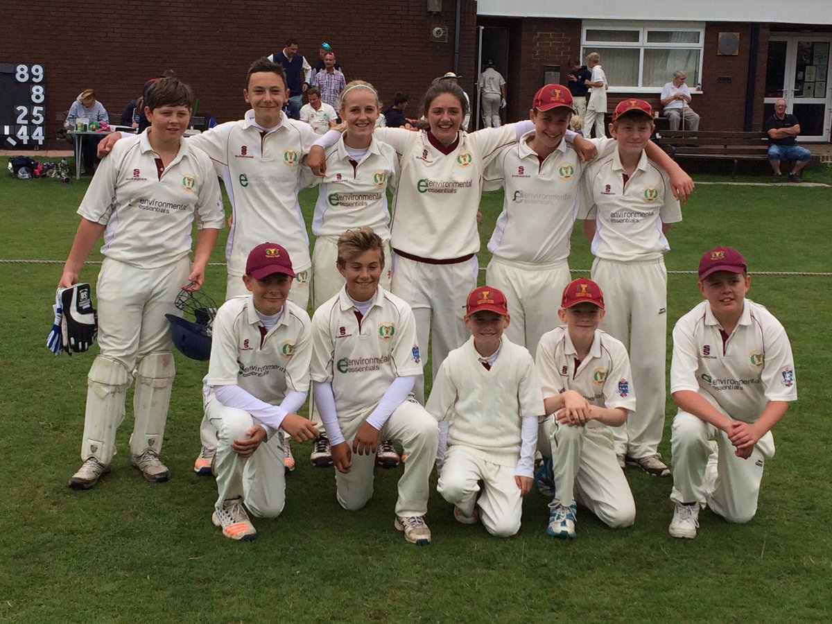 sr330's tweet photo. @PPCC_Cricket under 13s are CHAMPIONS beating Market Drayton. Hat-trick and six wickets for Liv Chorlton https://t.co/W3mAanviv5