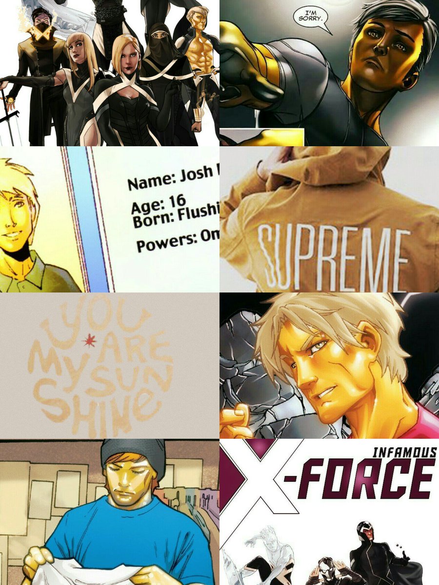 Elixir 
Josh Foley
New X-MEN
X-FORCE
Sanador o todo lo contrario 

Photo by @TheFiendGirl