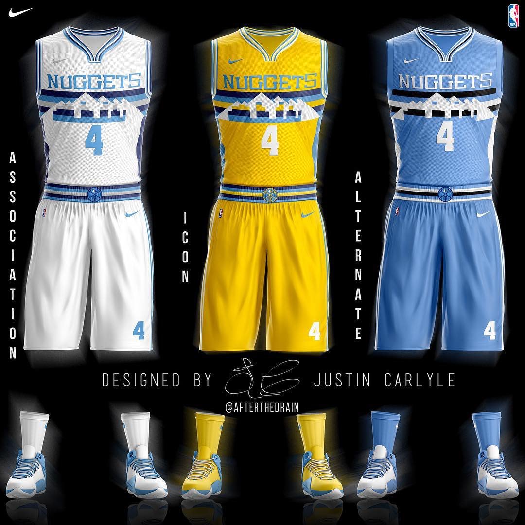 nuggets jersey concept