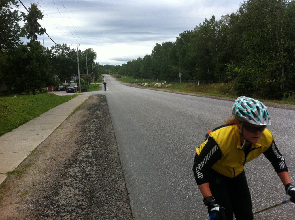 NipissingTrails's tweet image. It is a long road to success, measured out by #incrementalgains @ShelbyDickey1 getting in an overdistance session.