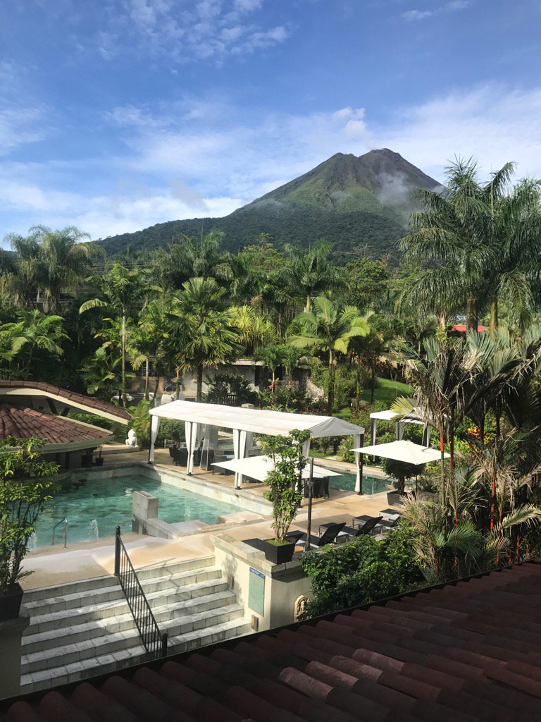 This country is amazing. Good morning from Arenal Volcano in Costa Rica.
