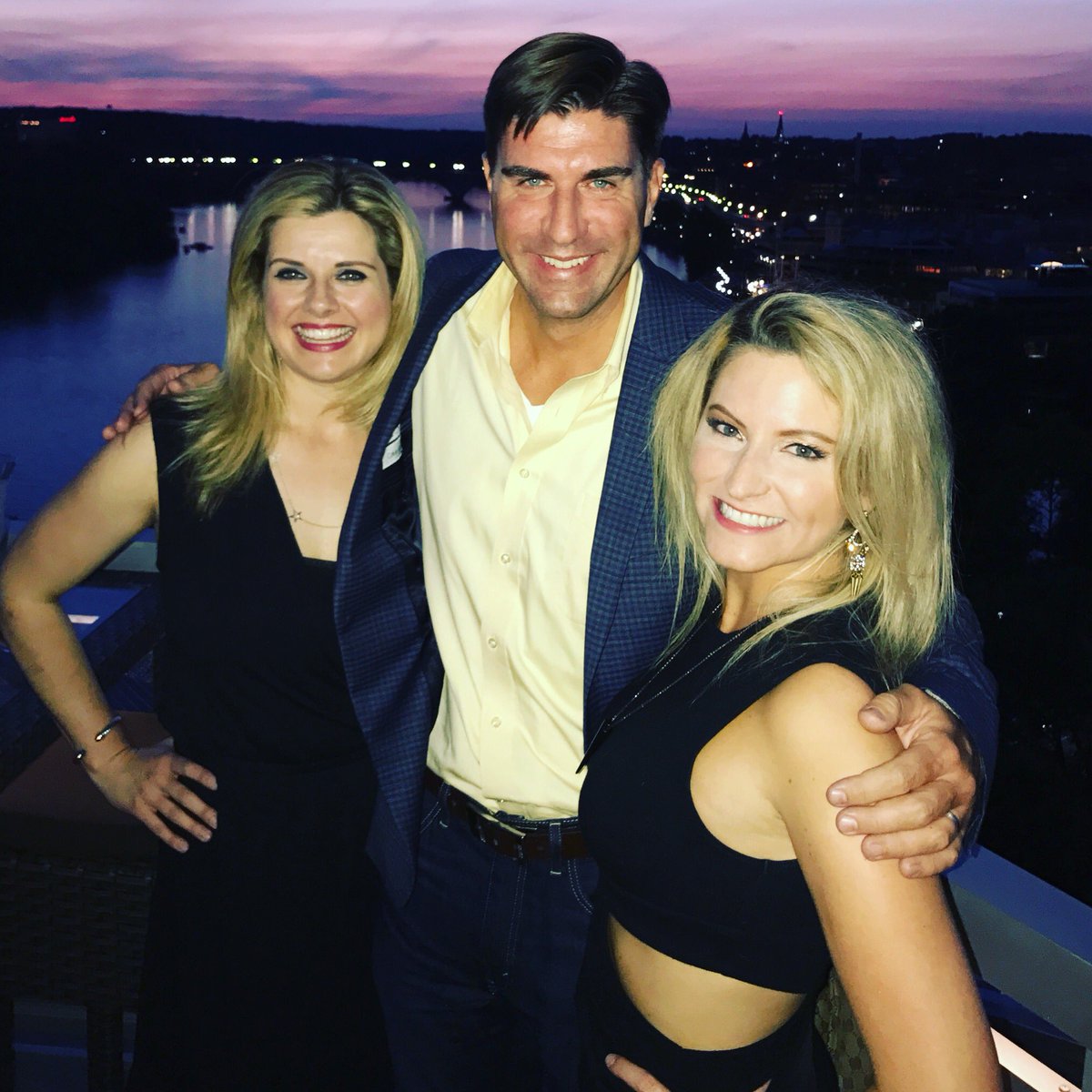 jmstoripan's tweet photo. Finally made it to #topofthegate @WatergateHotel - perfect night for rooftop bar. All smiles after @georgelopez @HBO show @kencen https://t.co/koS5FBbsJ6