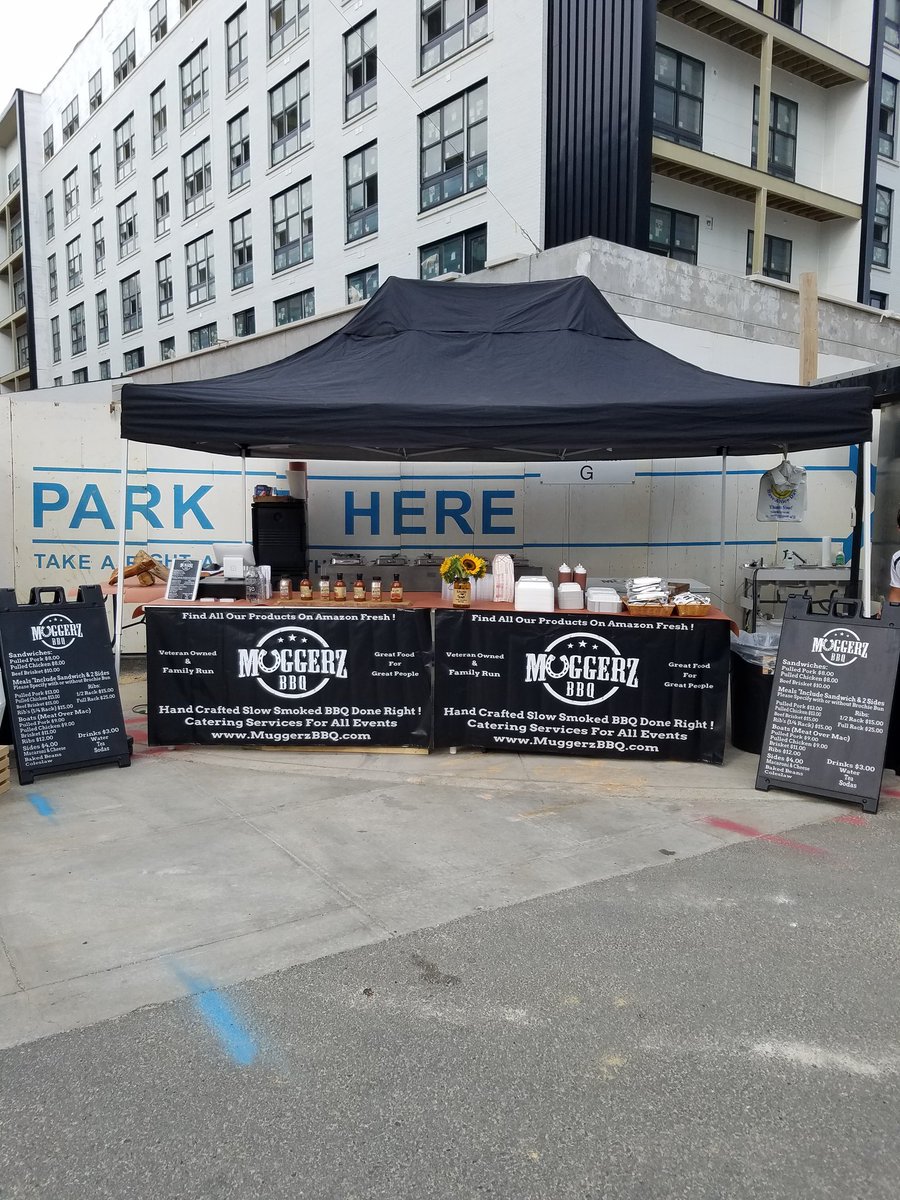 Muggerz BBQ is @ Mosaic Farmers Market in Fairfax until 2:30 PM. Come out and get some Brisket and Ribs before there gone.
# Amazing