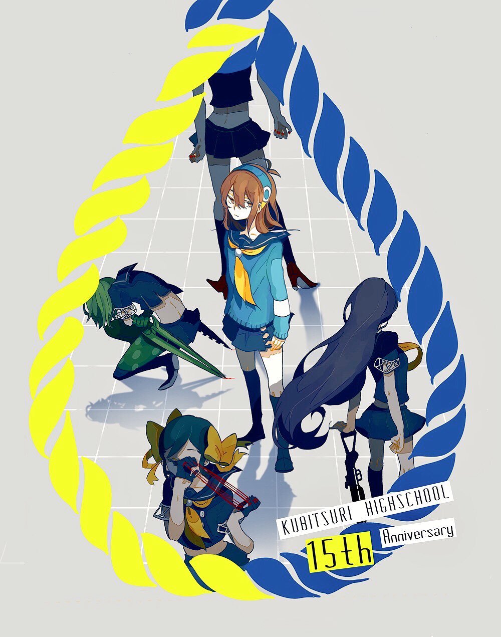 つきいち Sur Twitter クビツリハイスクール15周年おめでとうございます 戯言 人間シリーズイラスト