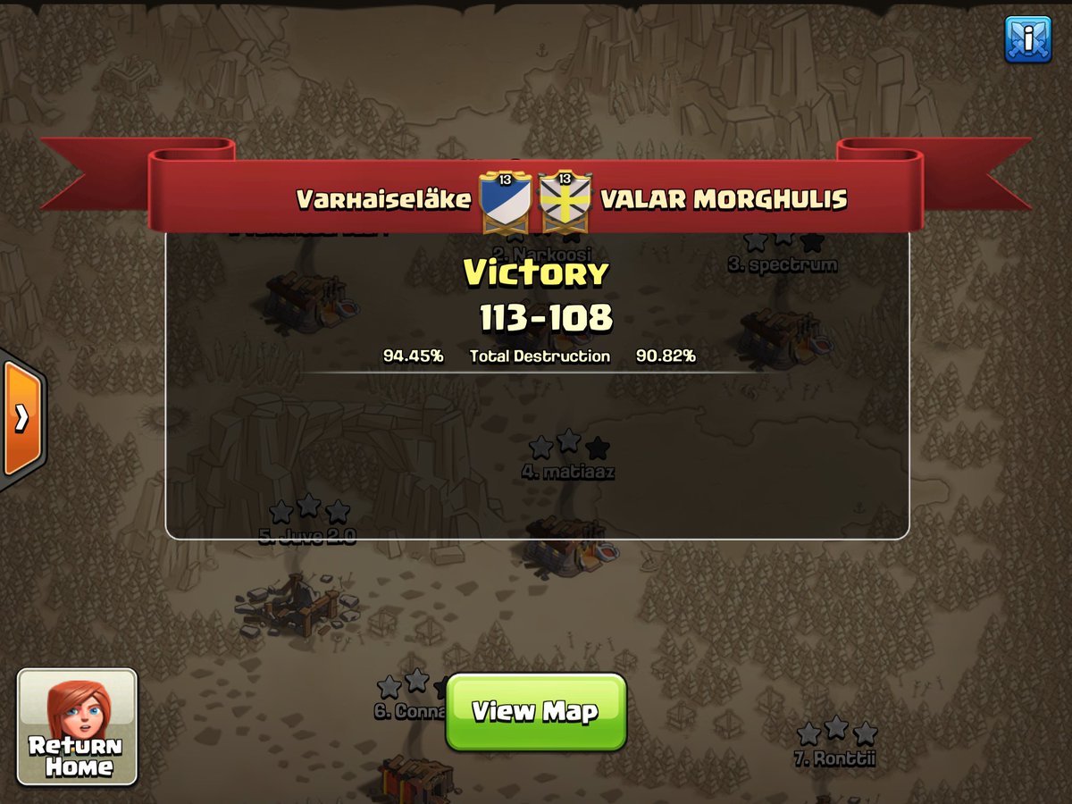 varhaiselake's tweet image. Awesome start for the CWL season! 4 10vs10 triples. 🔥🔥 Great to have flexible BD this season 💪 GG @Valar_MorCoC @champwarleague