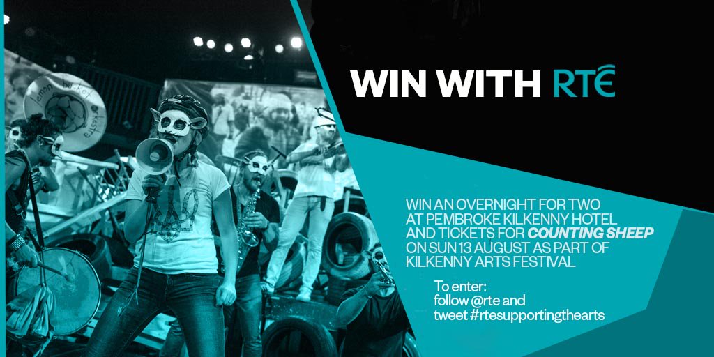 RTÉ (@rte) on Twitter photo Win an overnight stay for two <a href="/Pembrokehk/">Pembroke Kilkenny</a> & tickets for 'Counting Sheep' as part of <a href="/KilkennyArts/">KilkennyArtsFestival</a>. Follow <a href="/rte/">RTÉ</a> & tweet #RTESupportingtheArts Win an overnight stay for two <a href="/Pembrokehk/">Pembroke Kilkenny</a> & tickets for 'Counting Sheep' as part of <a href="/KilkennyArts/">KilkennyArtsFestival</a>. Follow <a href="/rte/">RTÉ</a> & tweet #RTESupportingtheArts