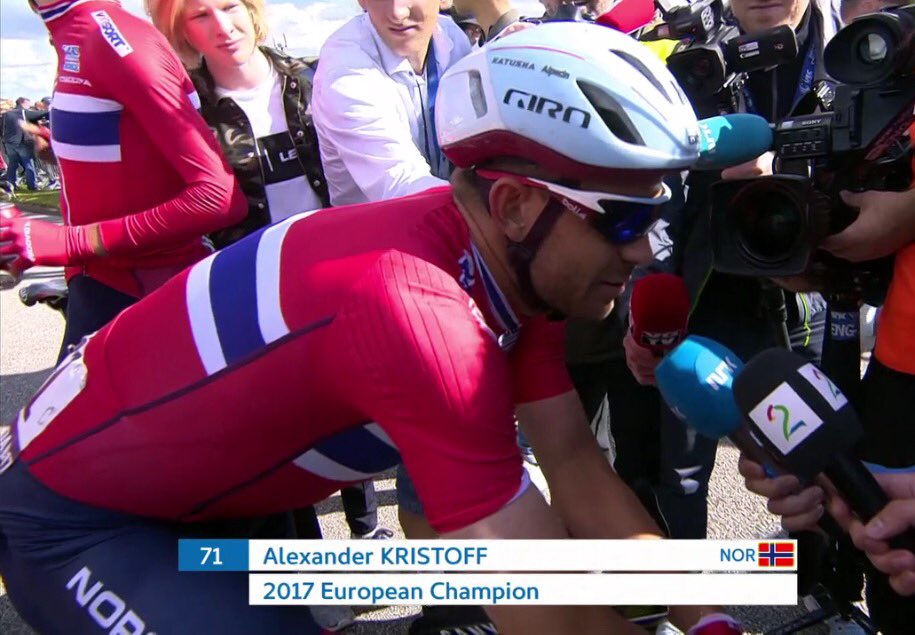 The winner <a href="/Kristoff87/">Alexander Kristoff</a> 🇳🇴🇳🇴 #Euroroad17
