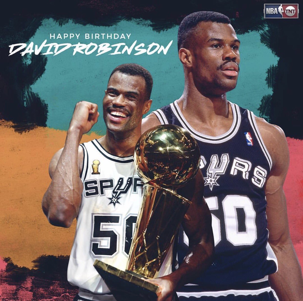 2x NBA Champion
10x All-Star
MVP
Hall of Famer

Happy 52nd Birthday to David Robinson!  