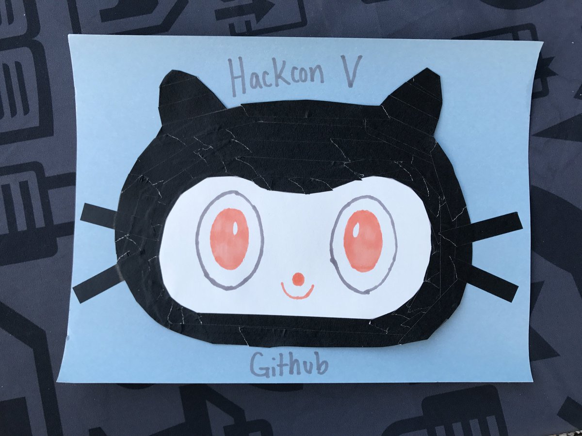 ellevenio's tweet photo. Loving my time at Hackcon V! Just won my fifth Octocat Drawing! #MyOctocat #ILoveGithub #HackconV #Hackcon @GitHubEducation https://t.co/NMsHYyayib
