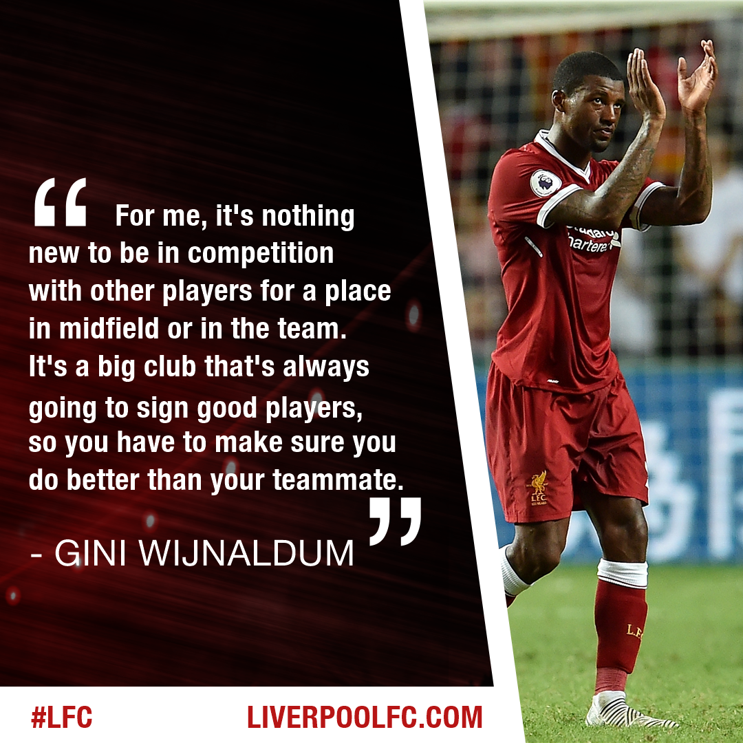 LFC's tweet photo. Healthy competition. 💪 https://t.co/Pzw1LnQcLd