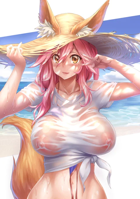 水着玉藻
#FGO
#玉藻の前 