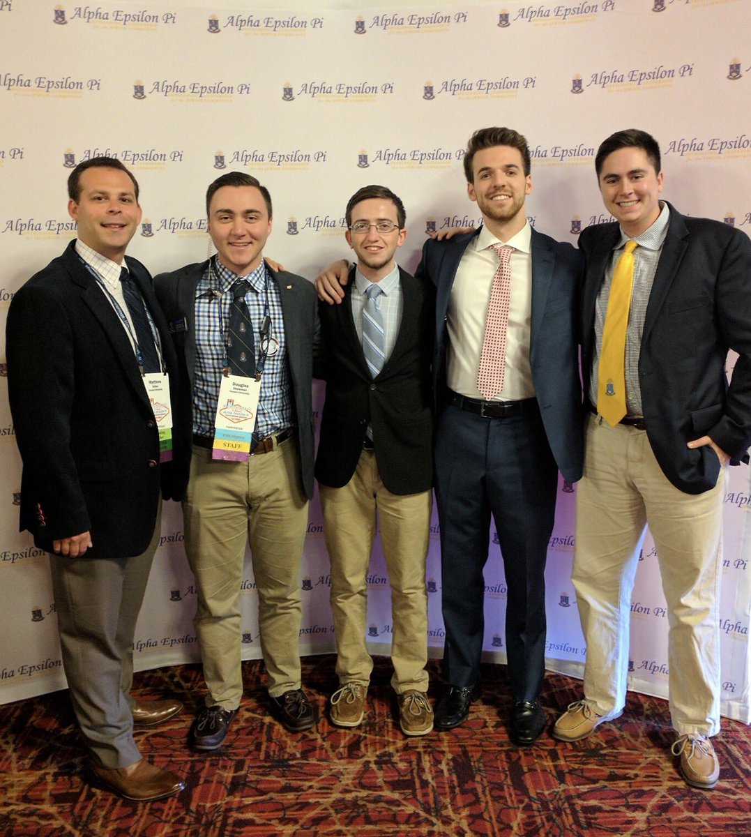 AEPiTM's tweet photo. Towson AEPI brothers and alumni in Las Vegas! Thank you for helping make this chapter better! https://t.co/UzlfIwUxXC