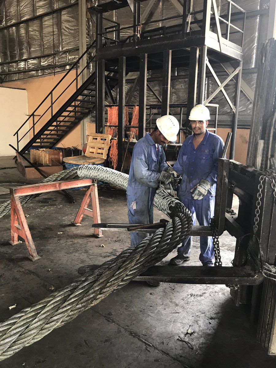 king_of_slings's tweet image. With temps now +45 deg C, hats off to our production team for keeping schedule, quality and conformance for on-time delivery @ktl_offshore