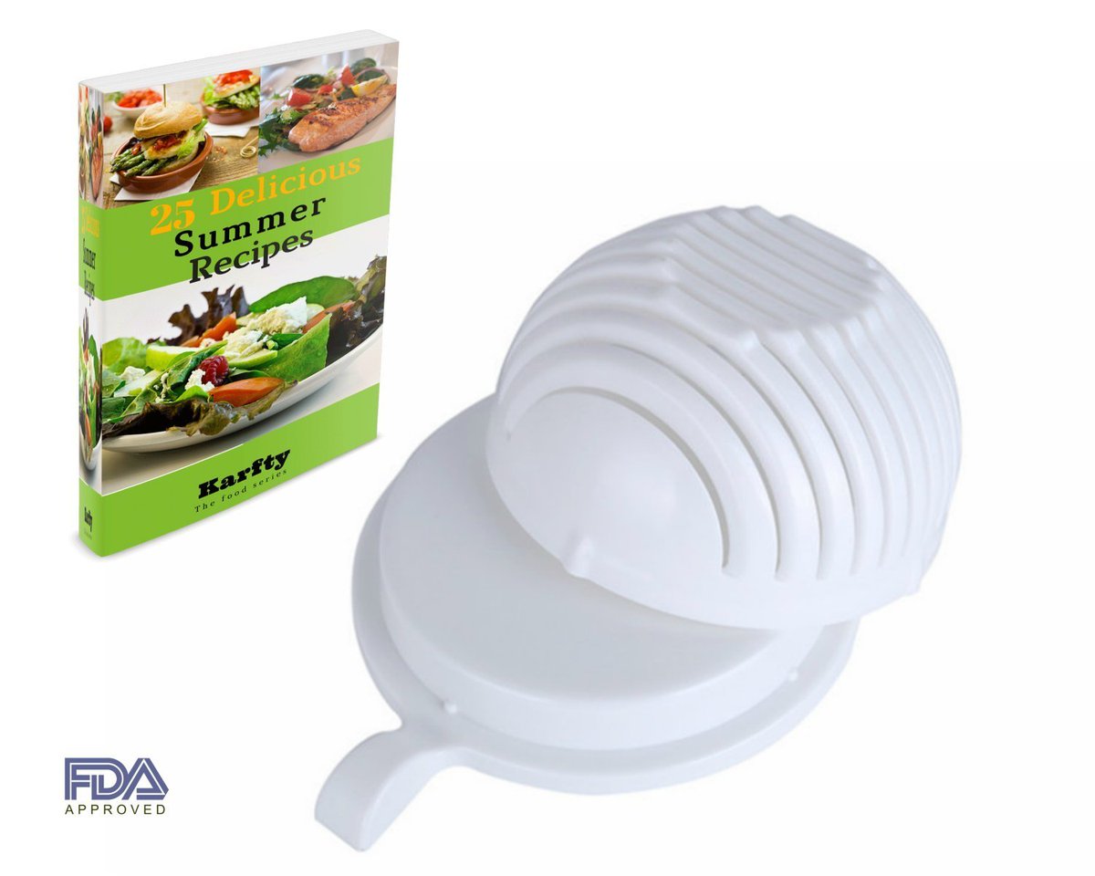 PromoLaunchzon's tweet photo. New Premium Salad Bowl Cutter Maker. Chop Fruits Vegetables in 60 Seconds and Serve With A Easy Appealing finish. - https://t.co/oPohA8MzPT https://t.co/gAq2BaNfjk