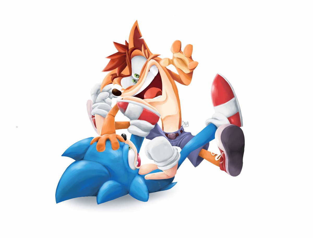 Crash vs Sonic.