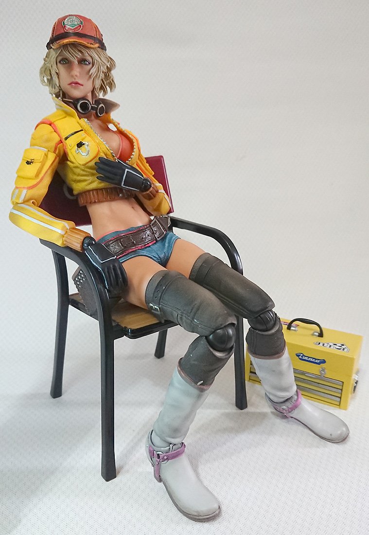 シドニー改入手した。ほんとに色々すこいな...その格好は  #シドニー #ファイナルファンタジー15 #FINALFANTASYXV  #プレイアーツ改 