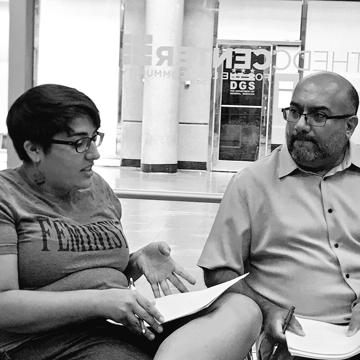 OutWriteDC's tweet photo. WRITING DESIRE workshop with Dani Badra &amp; @markLmtz at #OutWrite2017 https://t.co/umF4NLI3qP