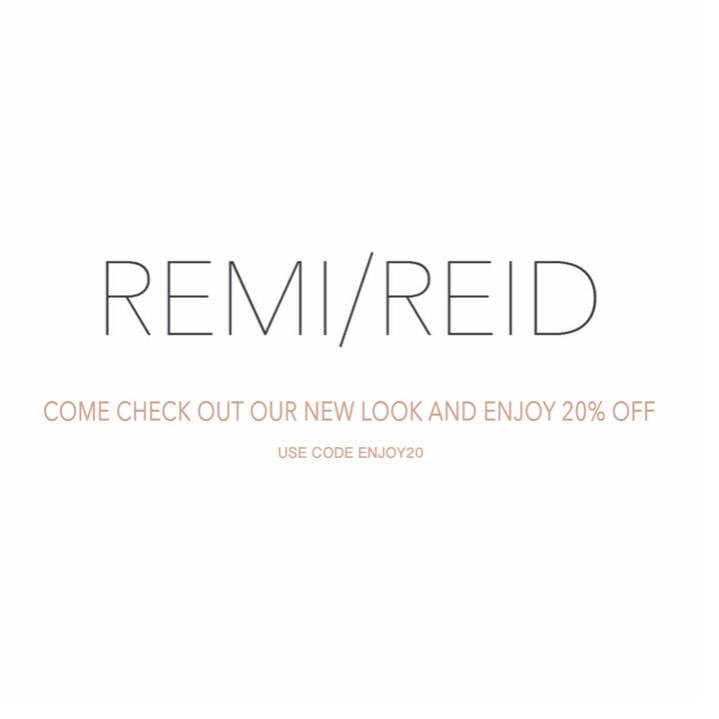 remiandreid's tweet photo. Come check out our new look and enjoy 20% off!! https://t.co/1A5GjldPx5