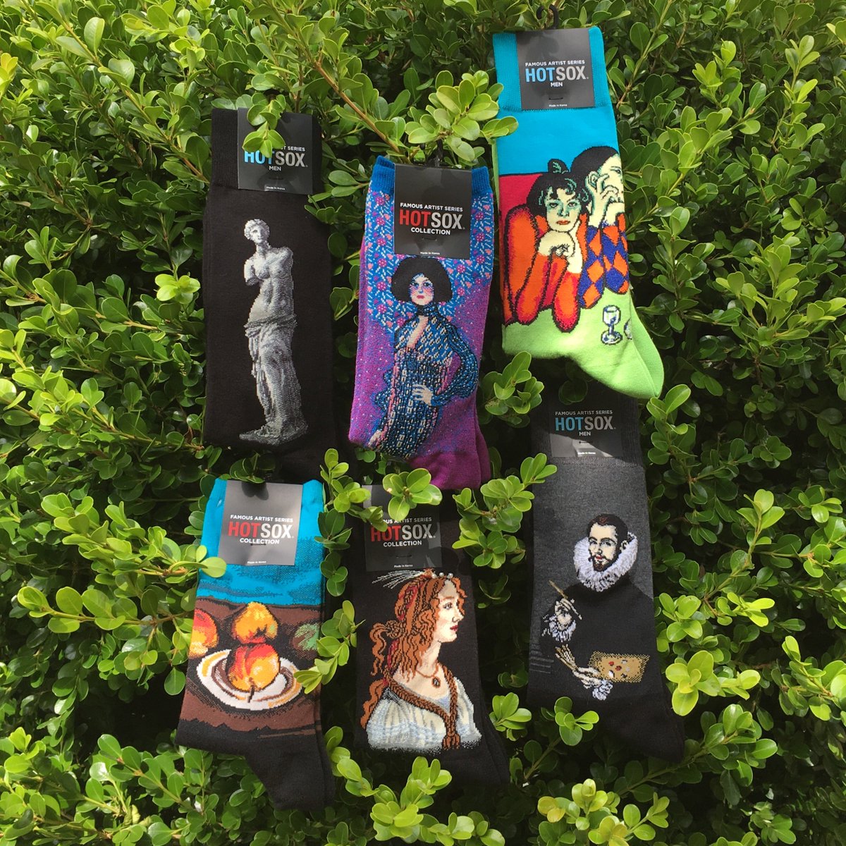AstridsRabat's tweet image. Check out the new #art series in our sock selection! @HotSox #socks #SocksWithStyle