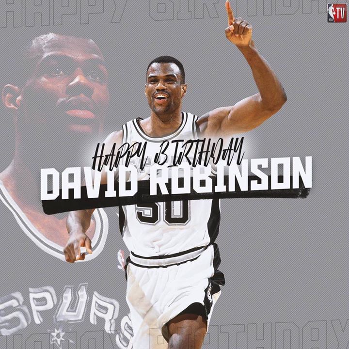 Happy Birthday DAVID ROBINSON  