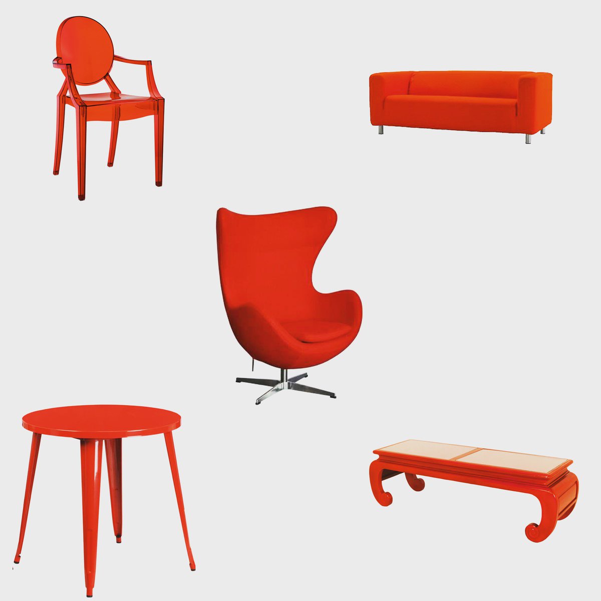 #BOLD and #RED 🛑 this week's event rental furniture #inspo 🛑