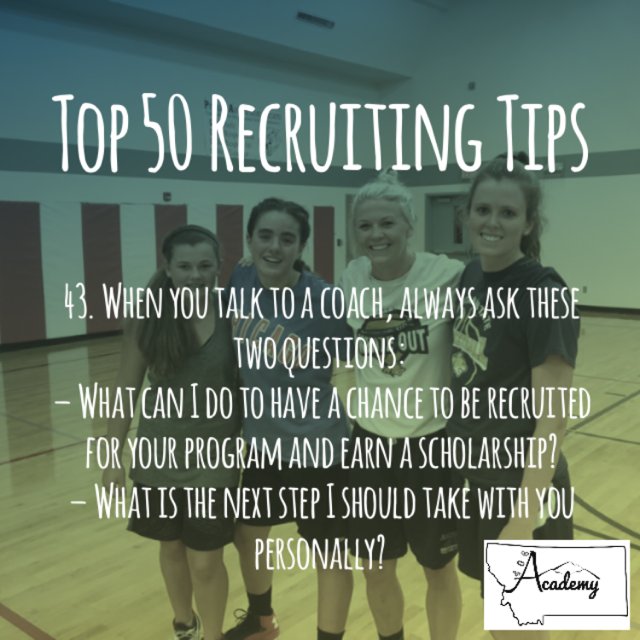 406_Academy's tweet photo. #AcademyRecruitingTips #TurnYourDreamIntoReality #StudentAthlete #406Academy #recruiting #Motivate https://t.co/F0rBwkvIi0
